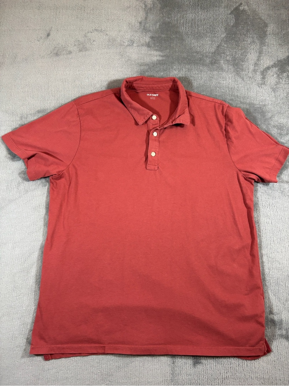 Old Navy Men's Brick Red Polo Shirt